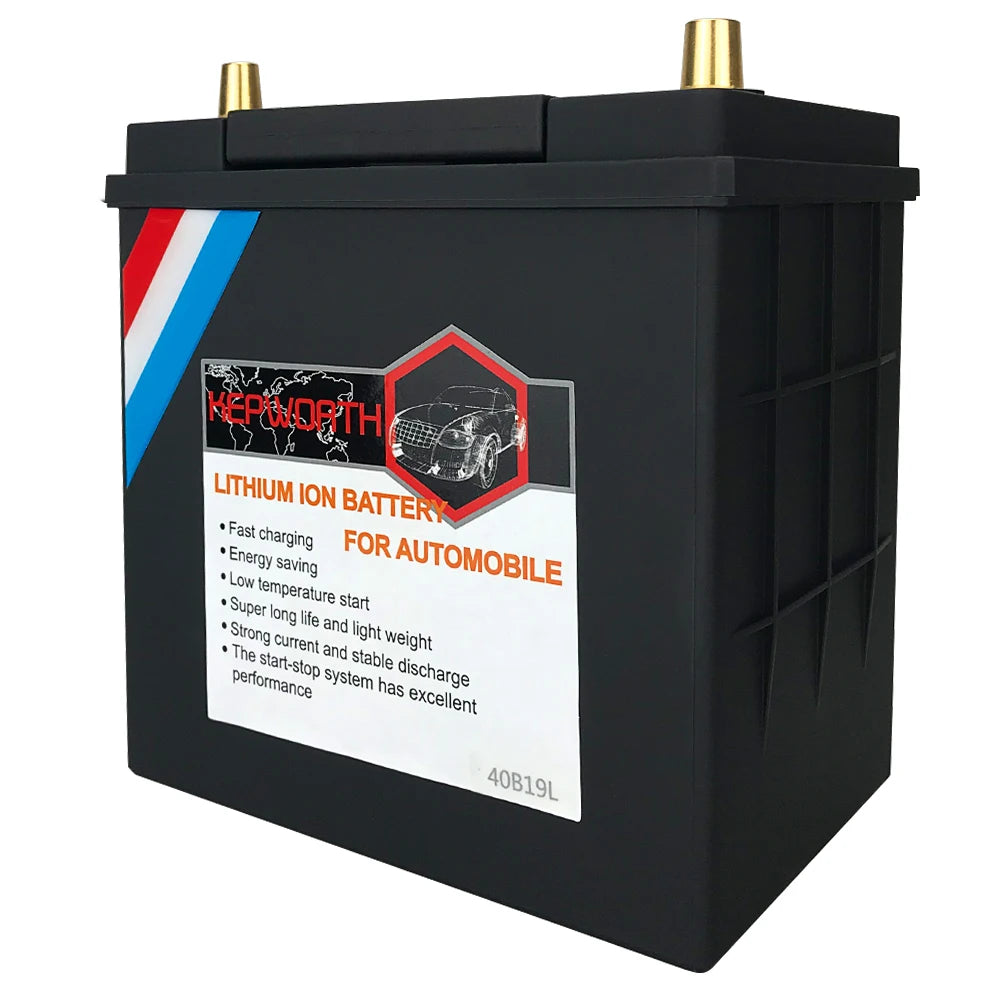 12V LiFePO4 Car Battery 25Ah 680CCA Lithium Automotive Replacement Battery with 100A BMS for Cars, SUVs, Sedans, Trucks, Vans