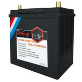 12V LiFePO4 Car Battery 25Ah 680CCA Lithium Automotive Replacement Battery with 100A BMS for Cars, SUVs, Sedans, Trucks, Vans