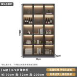Customized sideboards, high cabinets, light luxury, modern living room storage cabinets, wine cabinets, integrated wall-walled
