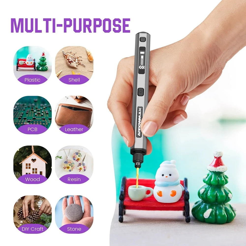 ARROWMAX Mini Electric Drill Rotary Tool Rechargeable Cordless Drill for Crafts Wood Plastic Aluminium Coin Home DIY