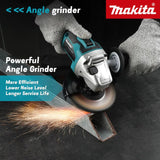 Makita DGA404 18V Brushless Cordless Angle Grinder, 125mm High Power Rechargeable Cutting Polishing Machine