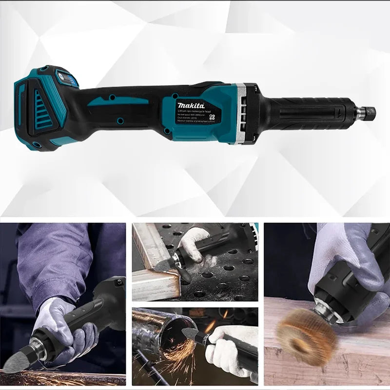Makita Brushless Die Grinder 4-Speed Angle Grinder Polishing Rotary Electric Engraving Tool Cordless Handheld Grinding Tool