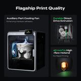 Creality K2 Combo 3D Printer, Multicolor Printing with CFS, High-Speed 600mm/s,Smart Auto Leveling, Quiet Printing, 300°C Nozzle