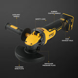 DEWALT DCG416 Multifunctional Angle Grinder M14 Spindle 9000RPM 800W Cordless Cutting Grinding Equipment