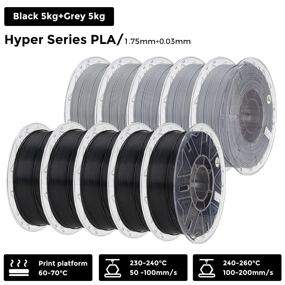 Creality Hyper PLA RFID Filament 1.75mm 1KG High-speed Printing Comes with A Built-in Chip To Recognize Colors for K2 Plus Combo