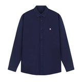 2026 New Men's Long Sleeve Casual Shirt Double Chest Pocket Button Up Soft Loose Linen Comfy Daily Work Street Outdoor Wear Tops