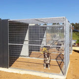 Customization Heavy Duty Large Outdoor Cage Metal Dog House Dog Run Kennel