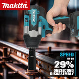 Makita DTW700 18V Cordless Brushless Impact Wrench 1000Nm Torque Dustproof 4-Speed for Light Heavy Duty Fastening Power Tool