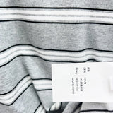 Lace Splice Turn-Down Collar Women's Stripes Long Sleeve T-Shirt Autumn and Winter Female Pullover Tee Top