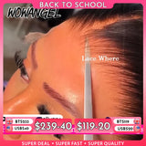 Wow Angel 5x5 HD Lace Closure Wigs 250% Straight Closure Wig Human Hair Wigs Skins Melted Ready To Wear Remy Brazilian For Woman