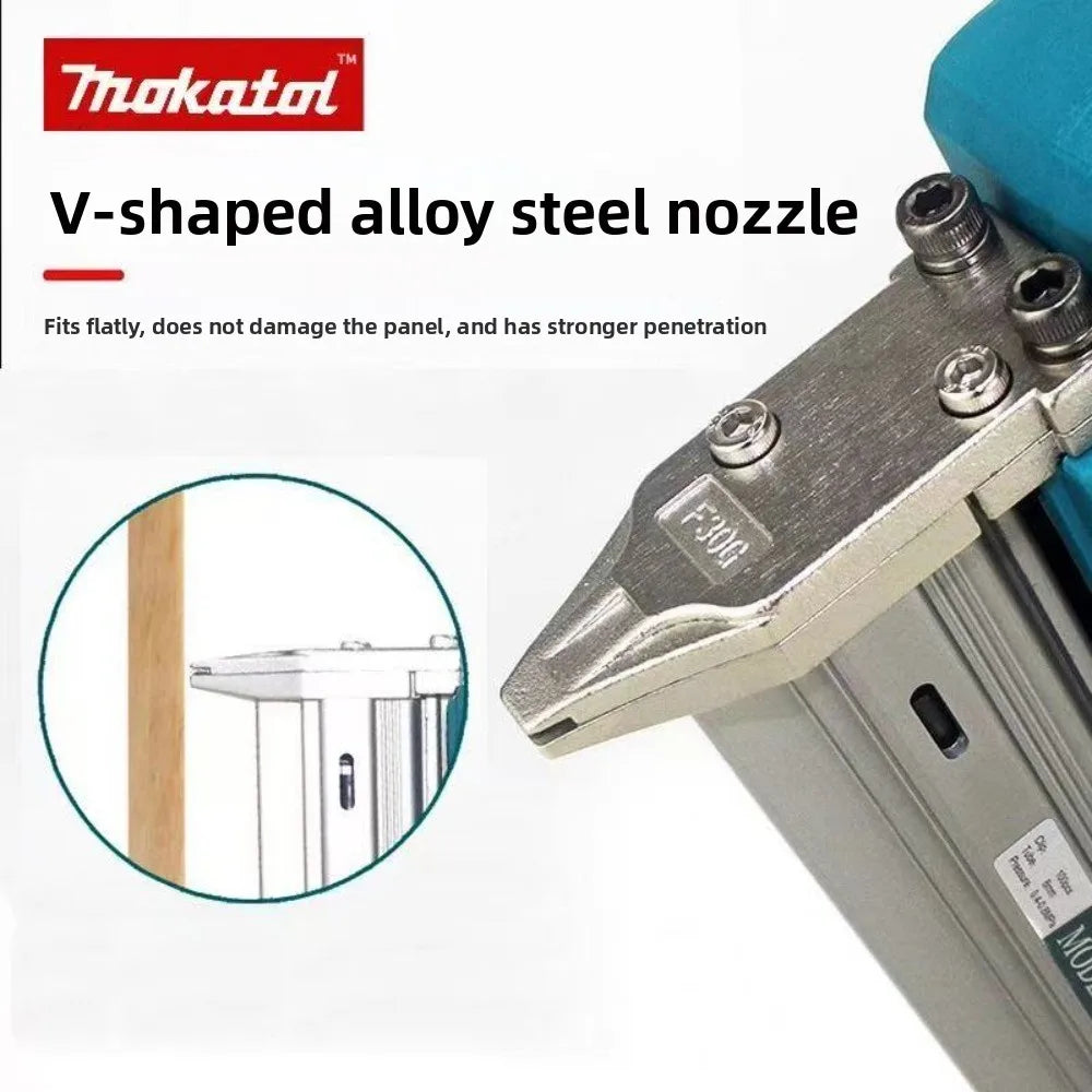 Makita DFN350 Cordless Electric Impact Staple Gun Straight Nails Riveting Gun Carpentry Tools Compatible with 18V Battery