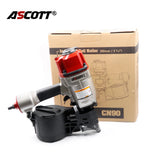 Ascott Coil Nailer CN57 CN70 CN80 CN90B Pallet Nailing Gun for Making Crates Siding Board Fencing Woodworking Pneumatic Tool