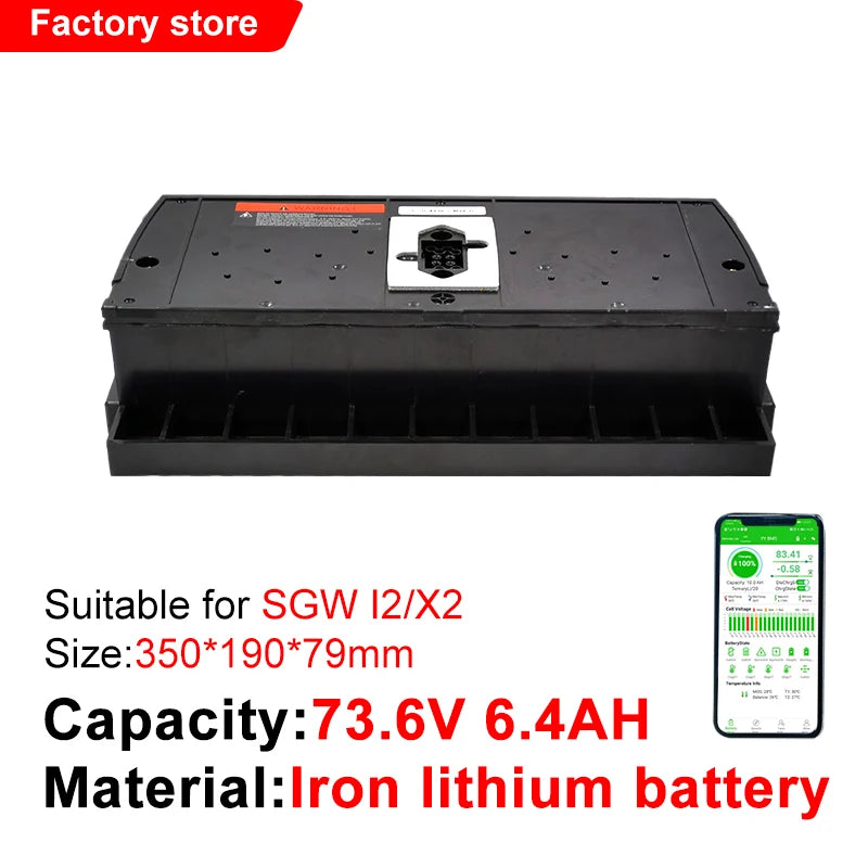 for Segway X2 I2 X2se I2se Smart Lithium Battery Pack Support Expansion Large Capacity SGW Balance Car Rechargeable Battery