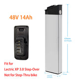 48V 10.4Ah 14Ah Ebike Battery for Lectric XP 3.0 Step-Over Long Range Lithium Electric Bike Replacement Battery BMS with Charger US Stock