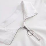 2024Women's Shirt Fashion Top LongSleeve T-shirt Spring and Autumn New Style High end Fashion Polo Collar Stripe Slimming Casual