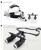5X High Intensity LED Light Surgical Operation Medical Magnifier with Dental Headlight Surgical Dental Loupes