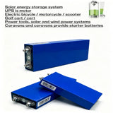 25000mAh 3.2V 25Ah LiFePO4 Battery Cell Lithium Iron Phosphate Deep Cycles for Diy 12V 24V 36V 48V Solar Energy UPS Power