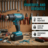Makita 540°C Temperature Control Heat Gun 18V Cordless Handheld Hot Air Gun With LED Display Soldering Thermal Blower Tool