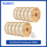 ELEGOO 4KG/5KG/10KG PLA+ Filament 1.75mm 3D PLA for FDM Printer