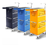 Stackable Lockable Aluminum Two Berth Double Decker Dog Show Cage Set Trolley Grooming Arm Drawer Button