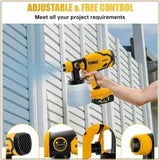 DEWALT Cordless Paint Sprayer, 800ML High Power Electric Spray Gun for Automotive Furniture & Metal Coating