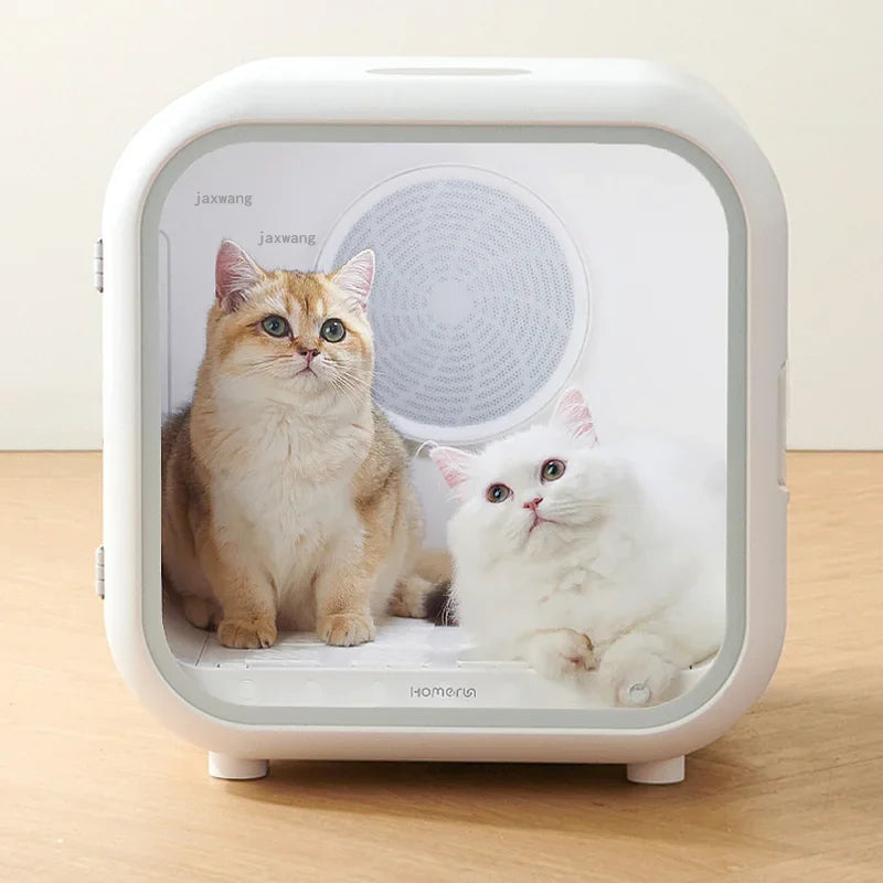 Smart Pet Drying Box Automatic Cat Hair Dryer Water Blower Puppy Bath Hair Blowing Machine Large Capacity Small Dogs Drying Room