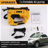 DeWALT 18V 20V Cordless Portable Air Pump Tire Inflator Electric Compressor For Car Motorcycle Bike Rechargeable Power Tool