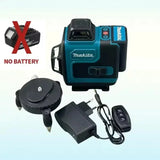 Makita High-Precision Green Light Laser Level 16-Line 360 Horizontal & Vertical Wall-Mounted Portable Tool for Precision Project