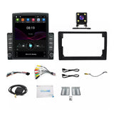 Car Entertainment With Android Double Din Car Stereo Android 13 With 12LED Rearview Android Auto