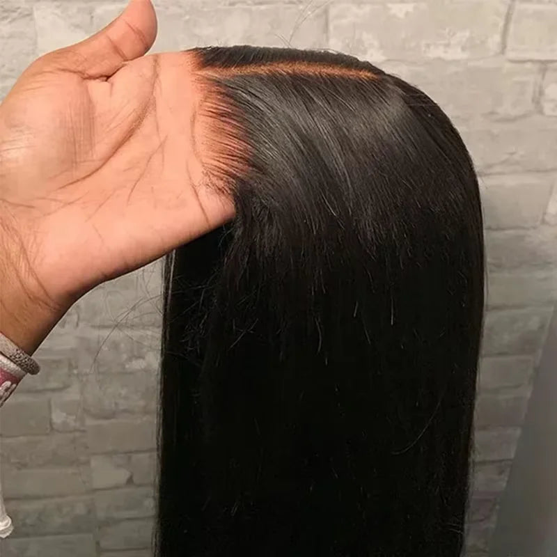 4x4 5x5 HD Lace Frontal Glueless Wig Human Hair 30 40 Inch Straight Human Hair Wig Pre Plucked Straight HD Lace Frontal Wig 13x6