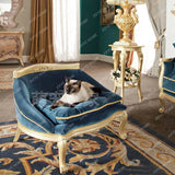 AAStyle Solid Wood Indoor Cat Recliner Cat Sofa Household Cat Sofa Bed Dog Sofa Dog Bed Dog Recliner