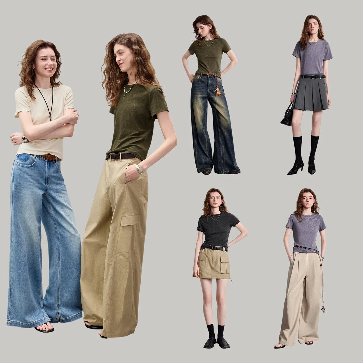 TOYOUTH women's T-shirt 2026 Spring New Lyocell Linen Slim Fit Cool Breathable Versatile Casual Tops