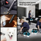 Brushless Vacuum Cleaner Lithium Battery-Powered Dust Extractor Vacuum with Carrying Strap Cordless Wet&Dry Vacuum for Makita