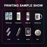 A3 UV Printer XP600 UV Flatbed Printing Machine A3 UV DTF Printer For Pen Bottle Wood UV Flatbed Printer A3 UV DTF Sticker Print