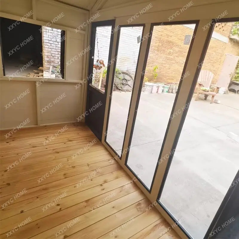 TT Outdoor courtyard cat house kennel pet large dog house cat villa outdoor rain and sun protection solid wood cat house