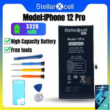 High Cpacity Cell + 7037 TI Ultra Battery Replacement for iPhone StellarXcell11 13mini 15 IP14 Pro Max 12 16 16pro 16promax