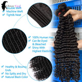 12A Deep Wave Bundles Human Hair Brazilian Remy 30 32 Inch Raw Curly
