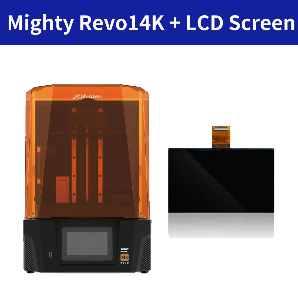 Phrozen Sonic Mighty Revo 16K LCD Resin 3D Printer, 10.1" Mono LCD, Ultra-High Resolution 14×19µm, Smart Failure Detection