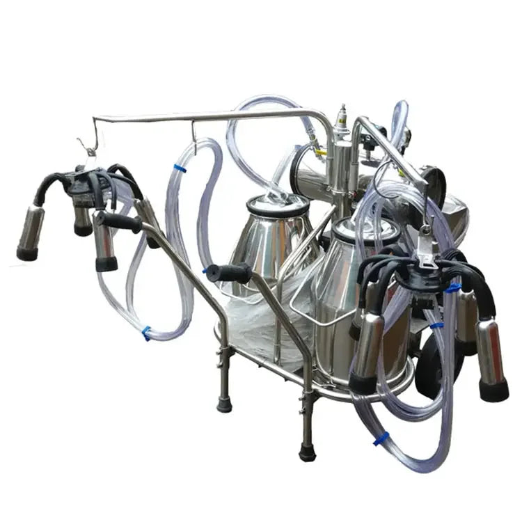 Farm Milking Machine High Power Large Capacity 25L Automatic Electric New Mobile Vacuum Cow And Sheep Milking Machine