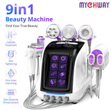 Aristorm cavitation 40k machine skin tightening Cavitation 9 in1 skin tightening tool facial stimulation machine