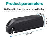 Hailong Downtube Lithium Battery 36/48/52V, 12-30Ah Capacity for Bafang BBS02 BBS03 BBSHD E-Bike Motors