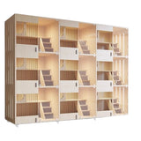 Cross-border cat boarding cabinet display cabinet cat villa three-story super large space cat cage cat nest pet supplies