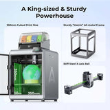 Creality K2 Plus Combo 3D Printer Multi Color Printing with New CFS Max 600mm/s Printing Speed Full-auto Leveling