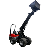 Customized cost-effective sliding loader for earthwork handling, mini loader for snow cleaning, telescopic arm loader for sale
