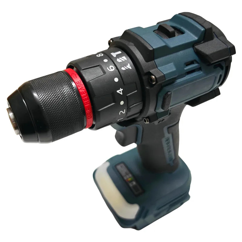 For Bosch 18V Battery Brushless Electric Drill 20+3 Torque Cordless Impact Drill Hammer Multifunctional Power Tools