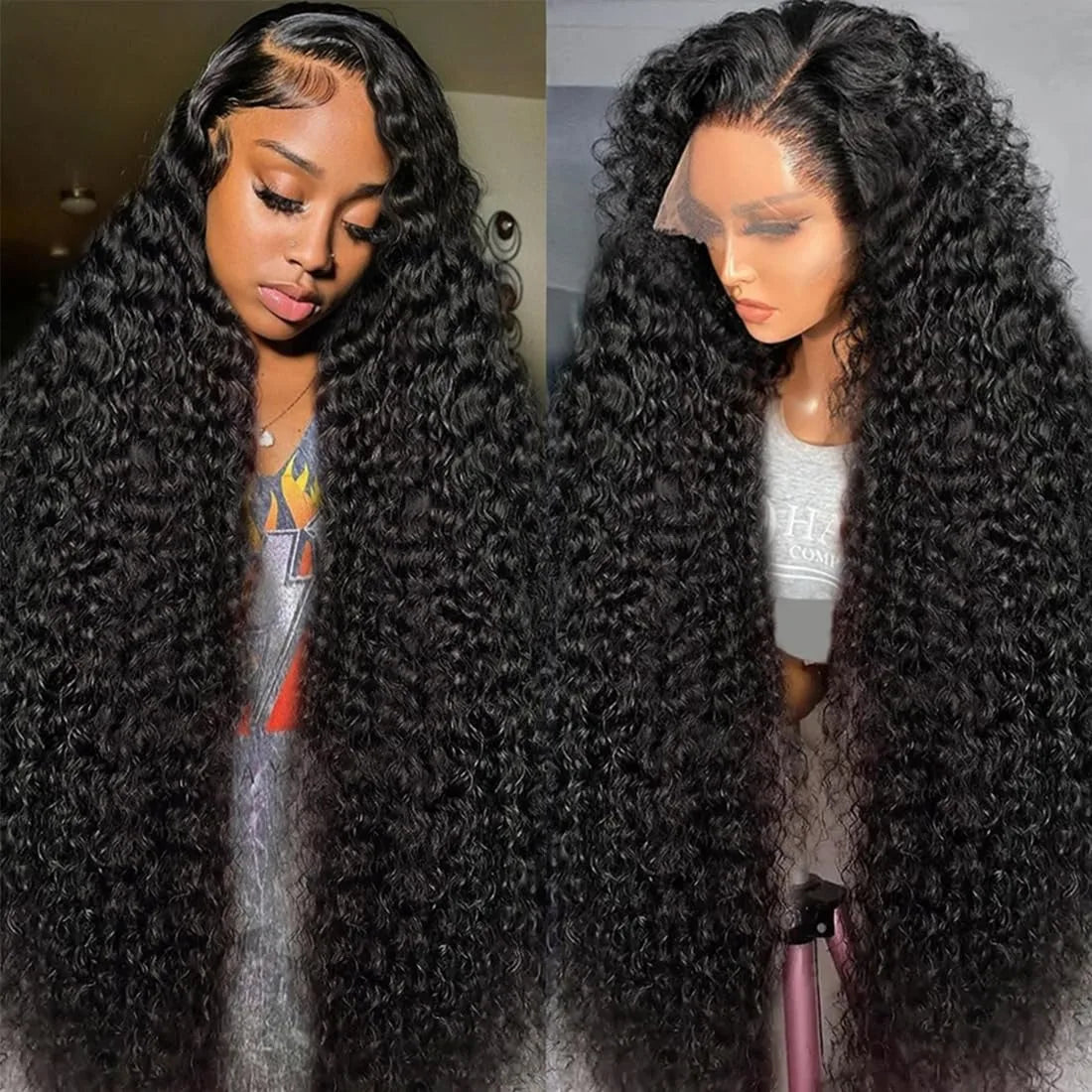 Human Hair Wigs 13x4 Deep Wave Frontal Wig Lace Wig 13x6 Human Hair 250
