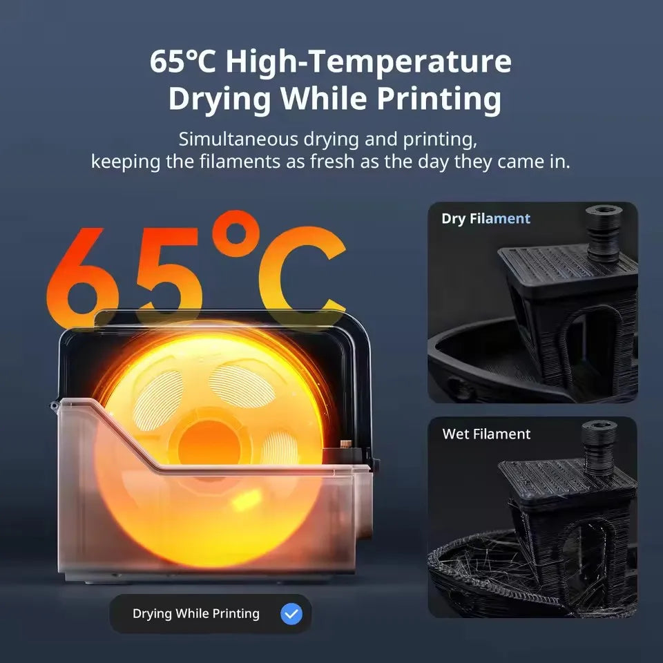 Anycubic Kobra S1 Max Combo MultiColor 3D Printer Hardened Steel Nozzle High Precision Max Speed 600mm/s 3D Printer 350×350×350