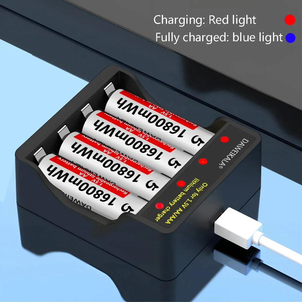 AA AAA rechargeable battery 1.5V lithium battery long life for Mouse Flashlight Fan Game Machine electric toy