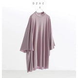 No Sense of Restraint~ Women's Mid-Length Short-Sleeved T-Shirt, Hemp Organic Cotton Three-Quarter Sleeve Top