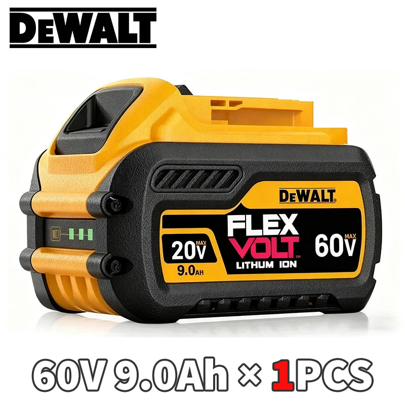 100% Original Dewalt 20V Battery 2AH 9AH Li-Ion Replacement Battery Charger Combo DCB202 DCB609 DCB209 DCB206 Power Tool Battery